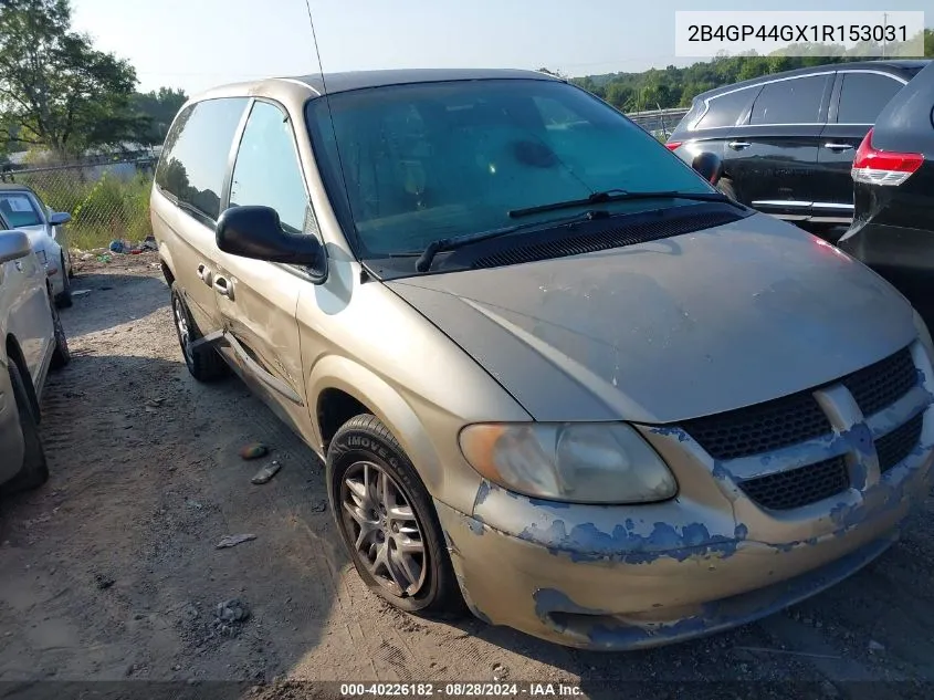 2001 Dodge Grand Caravan Sport VIN: 2B4GP44GX1R153031 Lot: 40226182