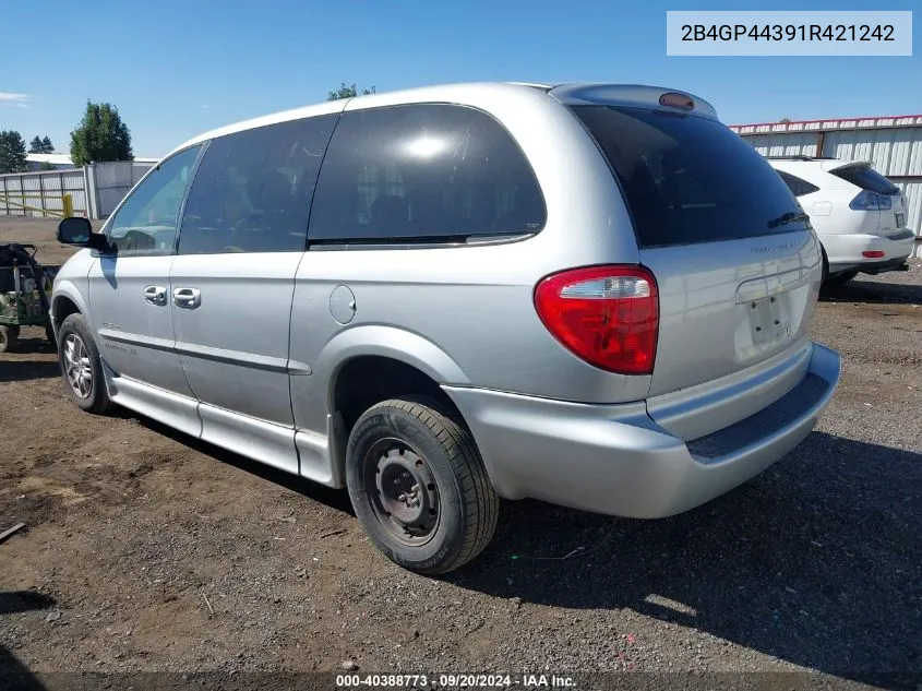 2001 Dodge Grand Caravan Sport VIN: 2B4GP44391R421242 Lot: 40388773