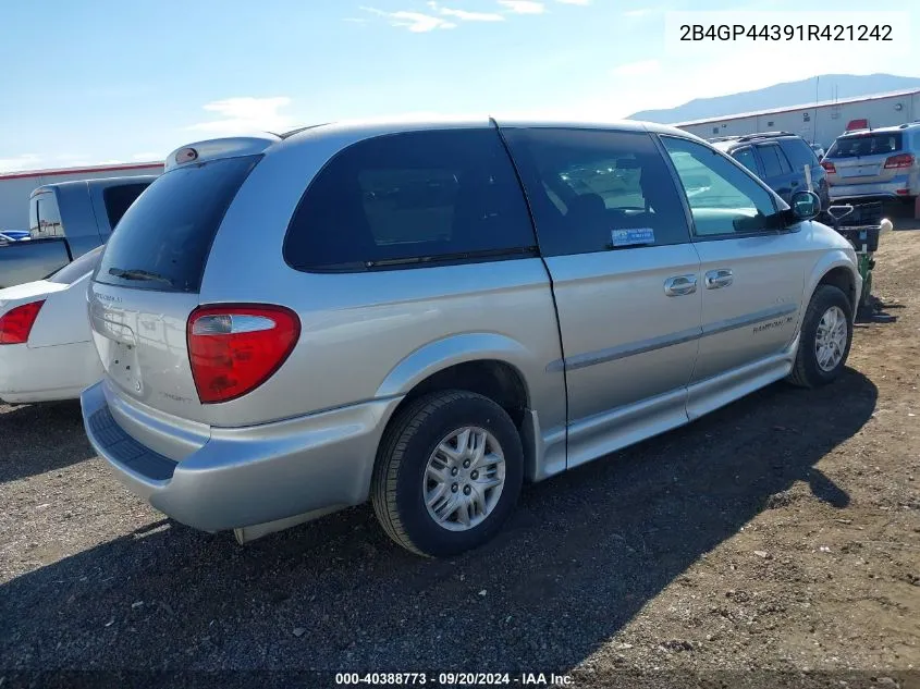 2001 Dodge Grand Caravan Sport VIN: 2B4GP44391R421242 Lot: 40388773