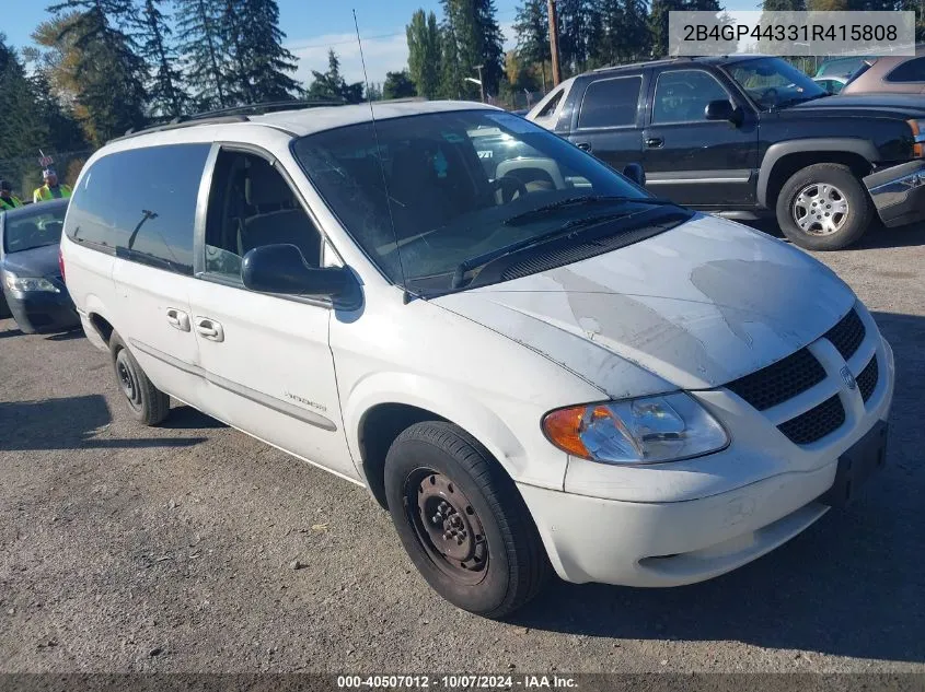 2001 Dodge Grand Caravan Sport VIN: 2B4GP44331R415808 Lot: 40507012