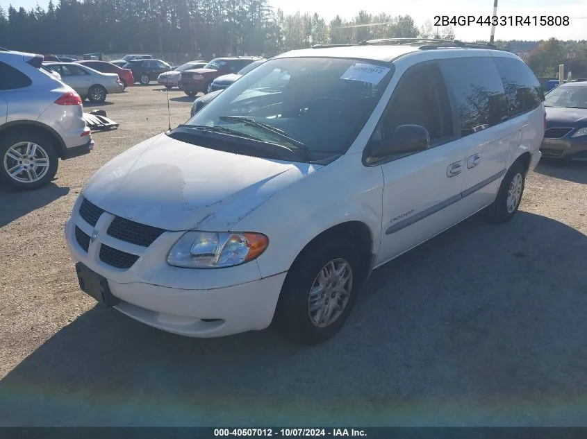 2001 Dodge Grand Caravan Sport VIN: 2B4GP44331R415808 Lot: 40507012