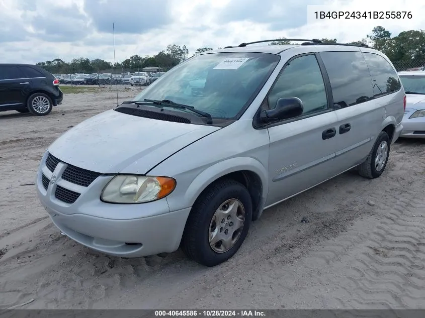 2001 Dodge Grand Caravan Se VIN: 1B4GP24341B255876 Lot: 40645586