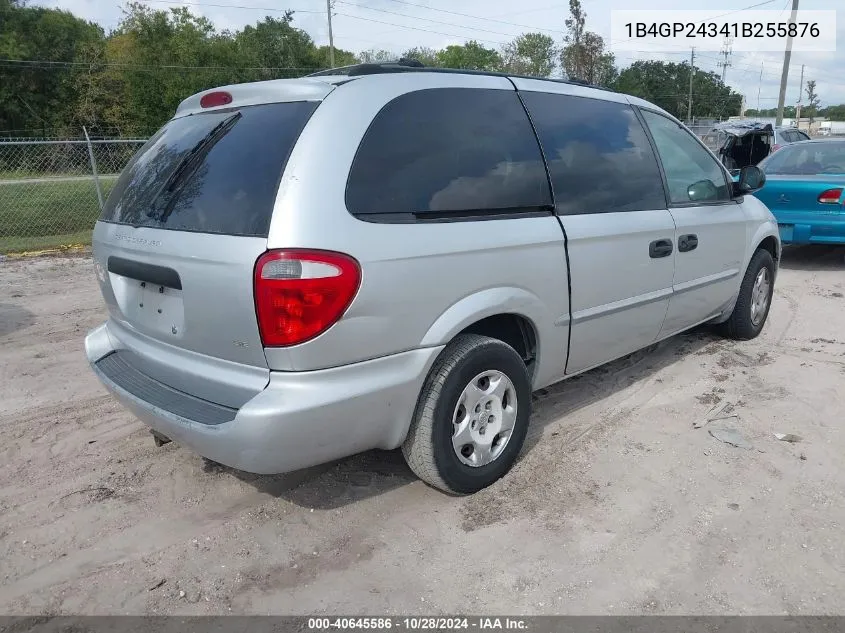 2001 Dodge Grand Caravan Se VIN: 1B4GP24341B255876 Lot: 40645586