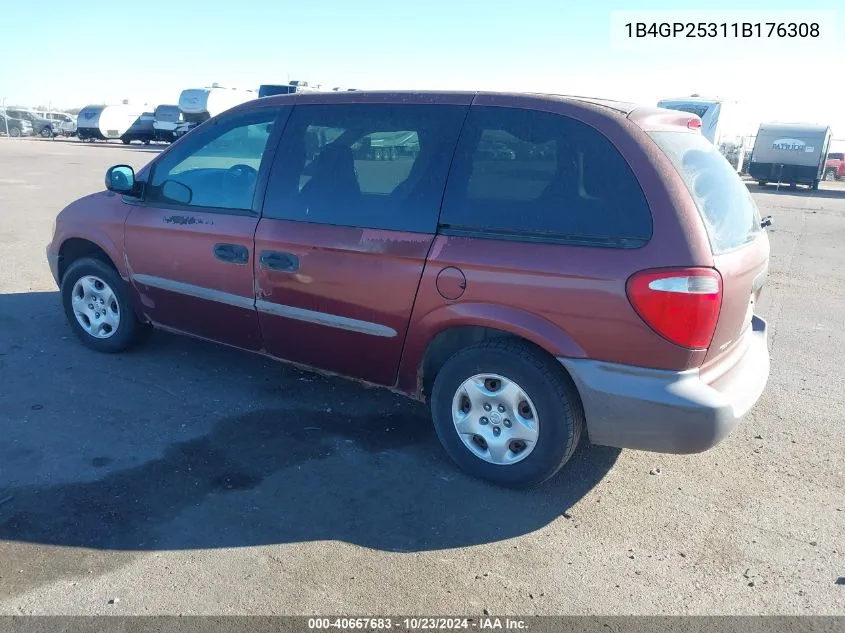 1B4GP25311B176308 2001 Dodge Caravan Se