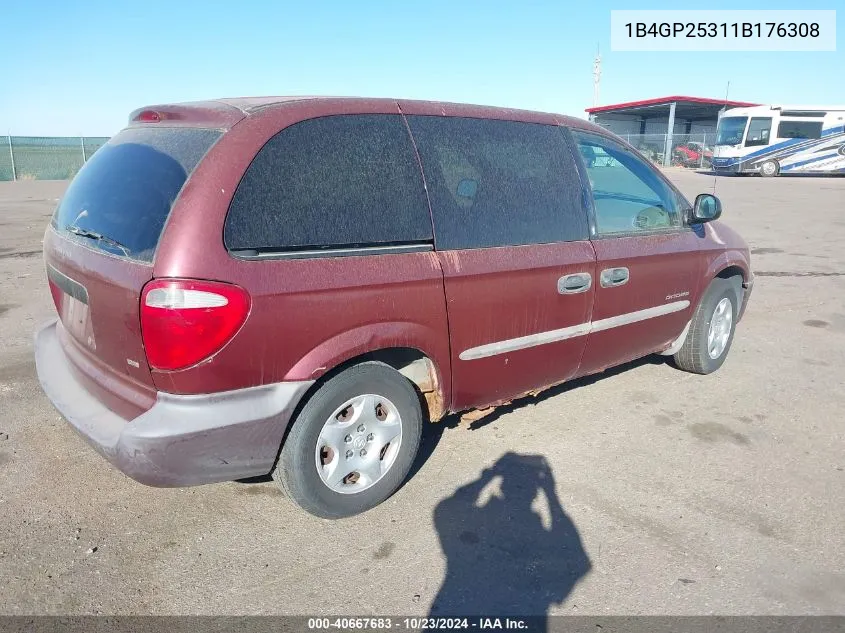 1B4GP25311B176308 2001 Dodge Caravan Se