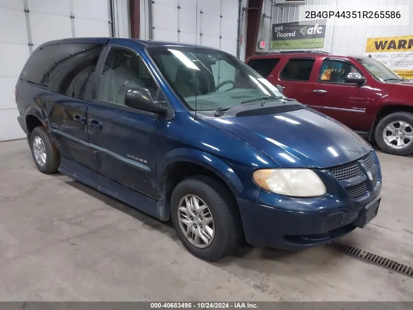 2001 Dodge Grand Caravan Sport VIN: 2B4GP44351R265586 Lot: 40683495