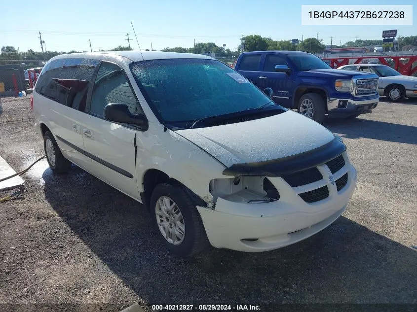 2002 Dodge Grand Caravan Sport VIN: 1B4GP44372B627238 Lot: 40212927