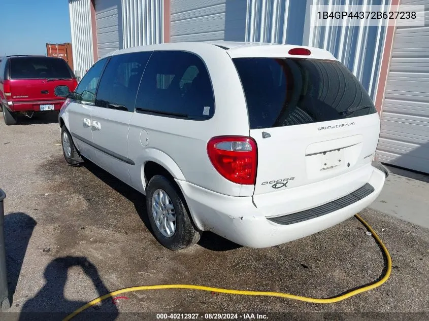 2002 Dodge Grand Caravan Sport VIN: 1B4GP44372B627238 Lot: 40212927