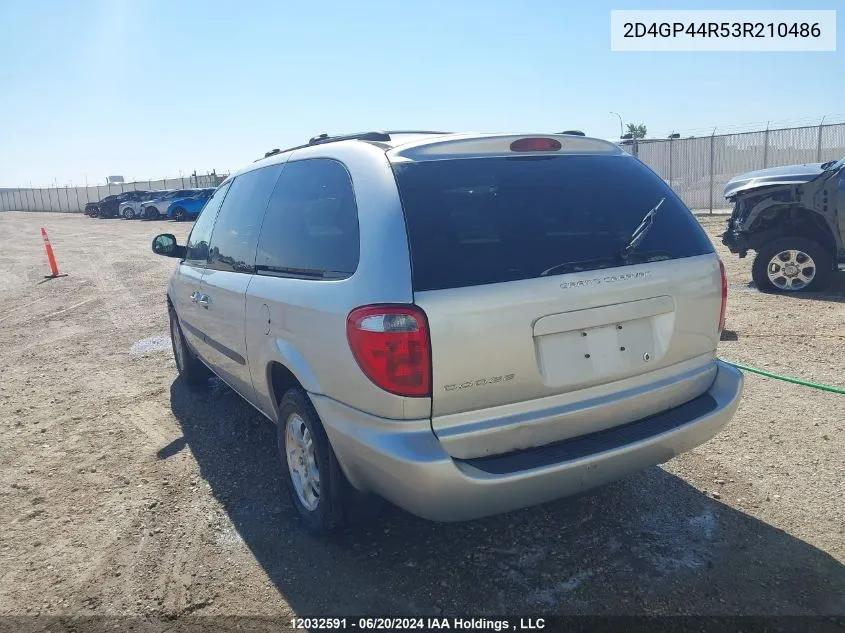 2D4GP44R53R210486 2003 Dodge Grand Caravan