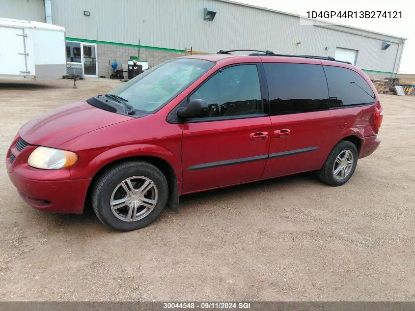 2003 Dodge Grand Caravan Sport VIN: 1D4GP44R13B274121 Lot: 30044548