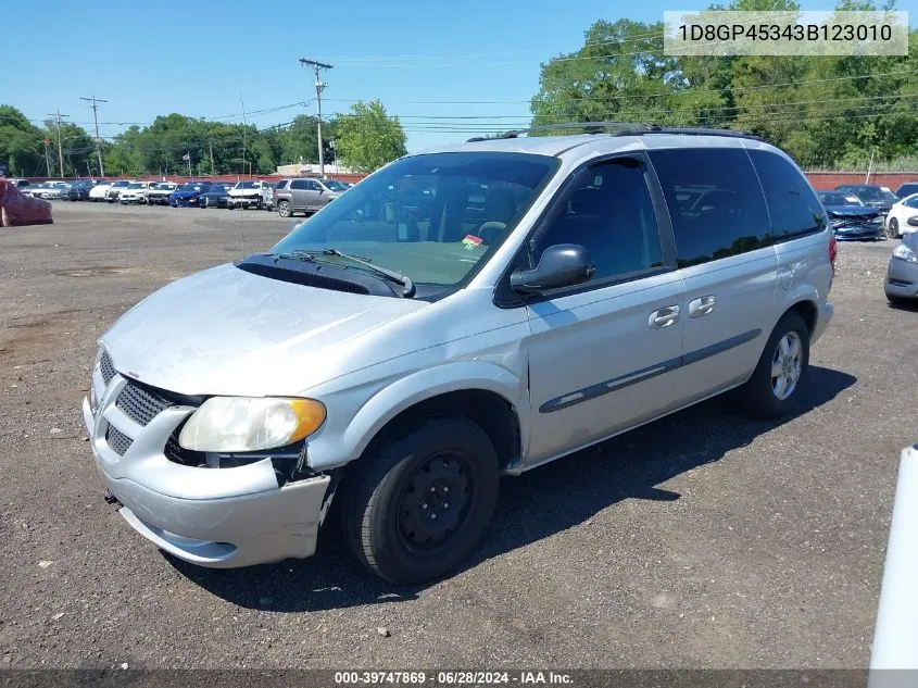 2003 Dodge Caravan Sport VIN: 1D8GP45343B123010 Lot: 39747869