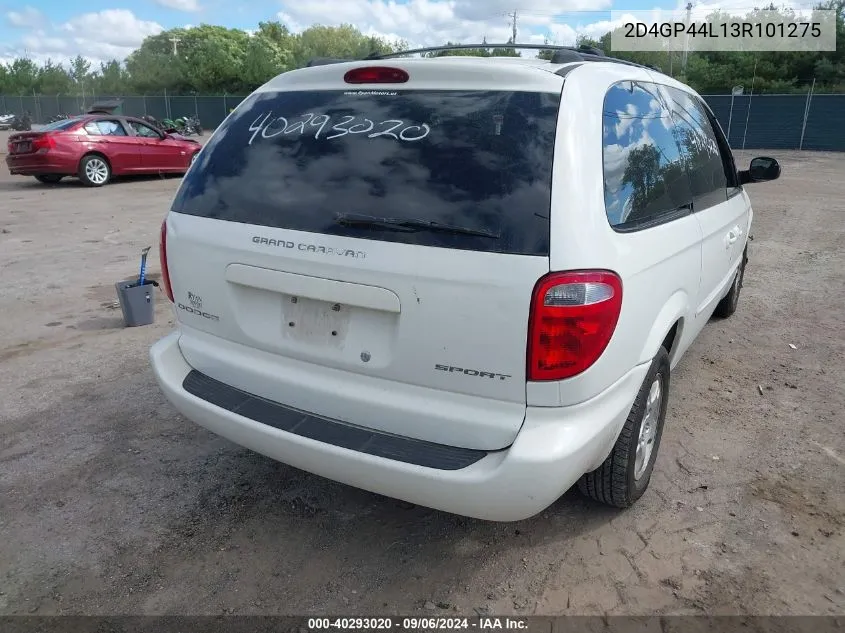 2D4GP44L13R101275 2003 Dodge Grand Caravan Sport