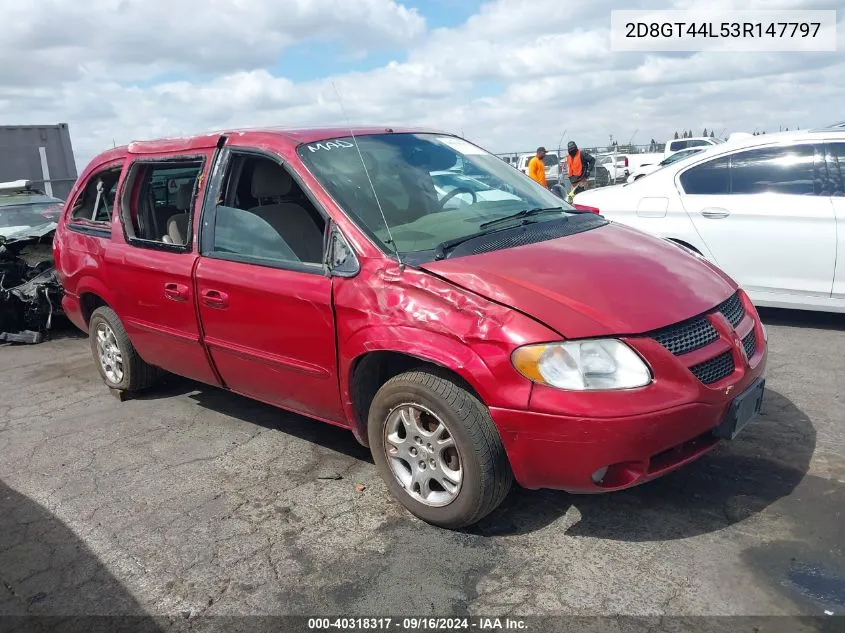 2003 Dodge Grand Caravan Sport VIN: 2D8GT44L53R147797 Lot: 40318317