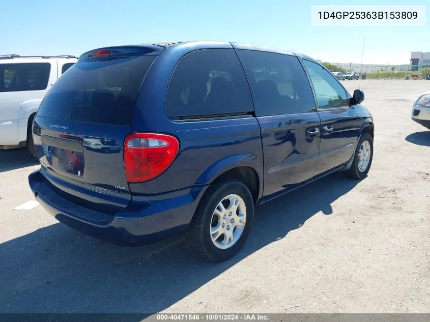 1D4GP25363B153809 2003 Dodge Caravan Se