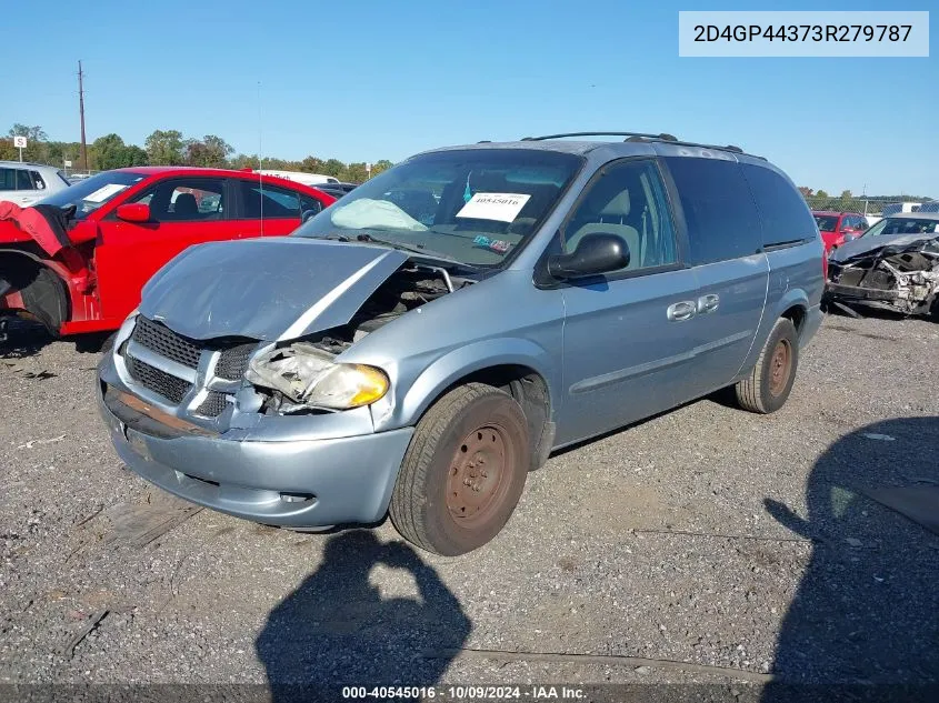 2003 Dodge Grand Caravan Sport VIN: 2D4GP44373R279787 Lot: 40545016