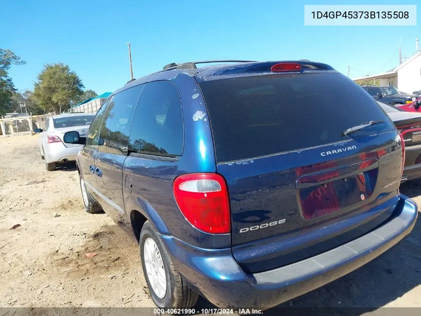 1D4GP45373B135508 2003 Dodge Caravan Sport