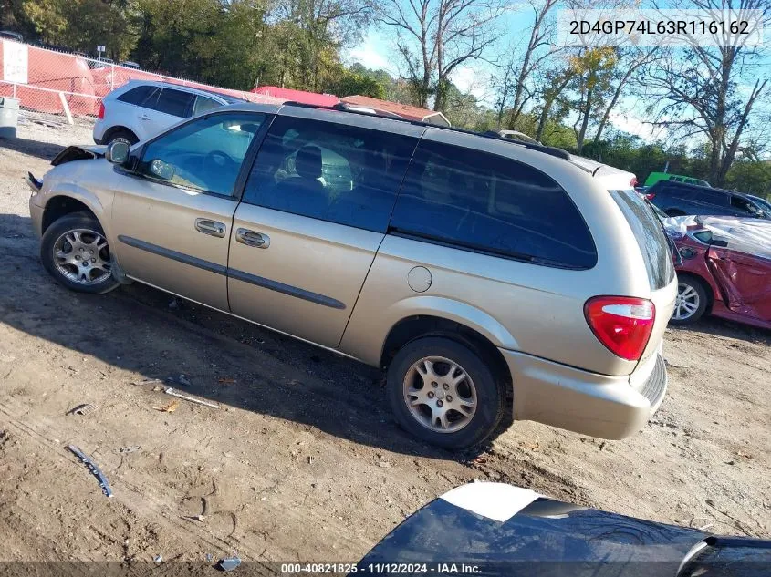 2D4GP74L63R116162 2003 Dodge Grand Caravan Ex