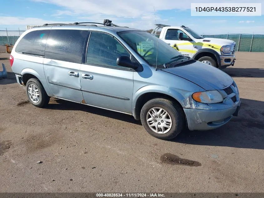 2003 Dodge Grand Caravan Sport VIN: 1D4GP44353B277521 Lot: 40828534