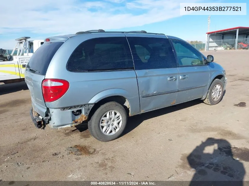 2003 Dodge Grand Caravan Sport VIN: 1D4GP44353B277521 Lot: 40828534