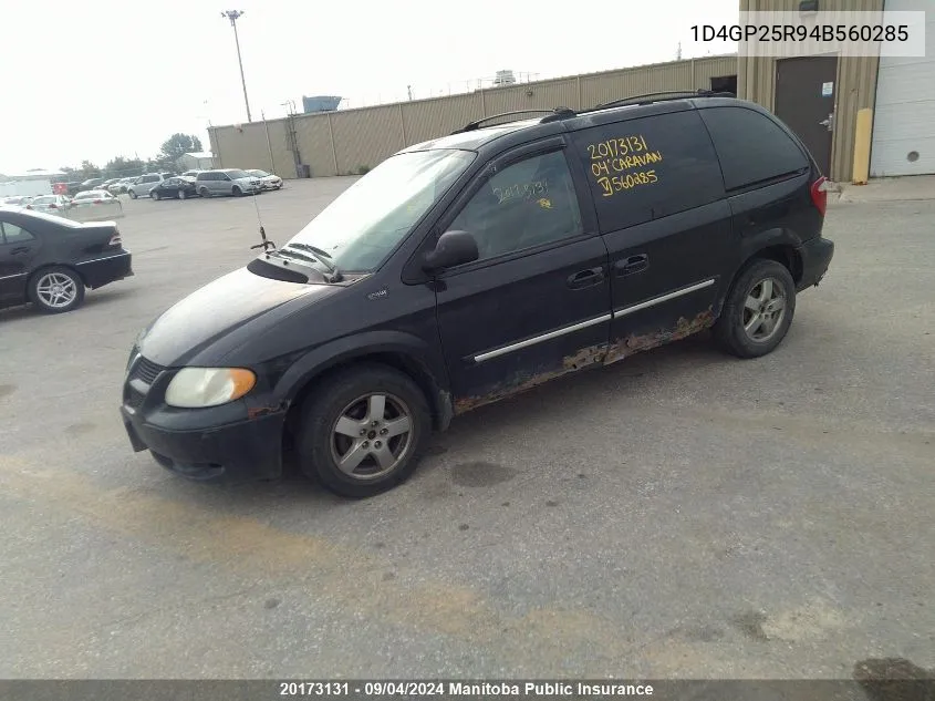 1D4GP25R94B560285 2004 Dodge Caravan Se