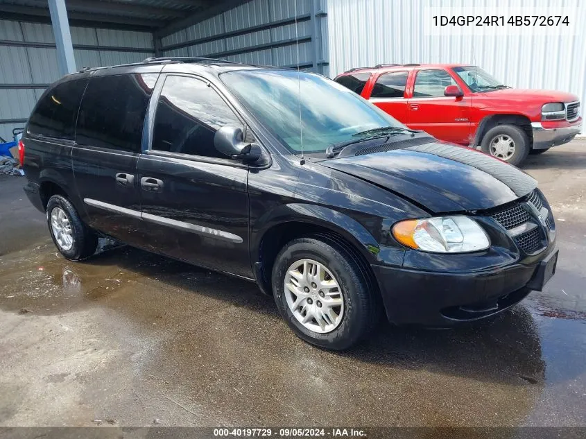 2004 Dodge Grand Caravan Se VIN: 1D4GP24R14B572674 Lot: 40197729