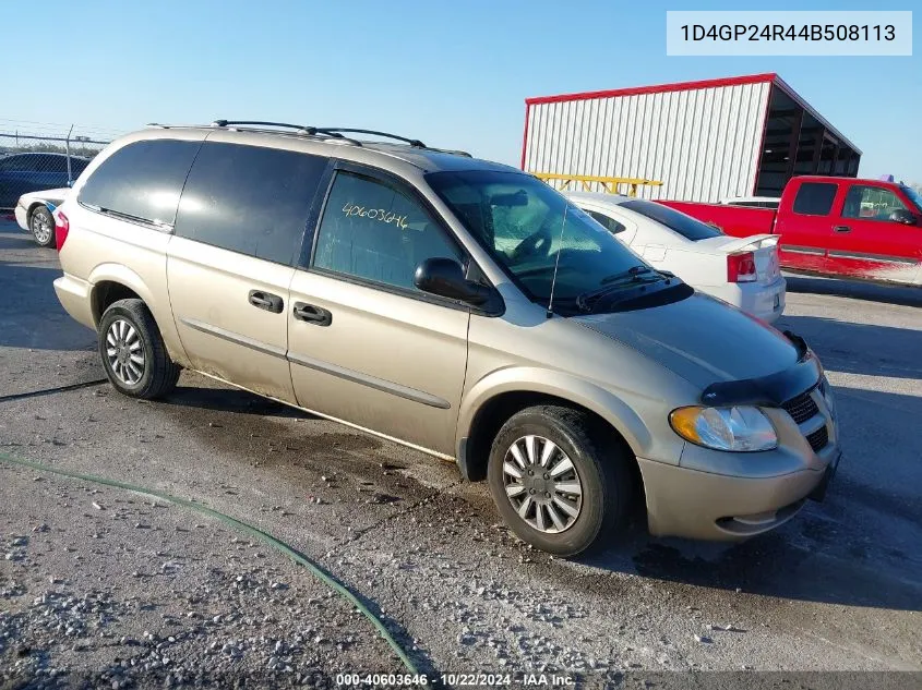 2004 Dodge Grand Caravan Se VIN: 1D4GP24R44B508113 Lot: 40603646