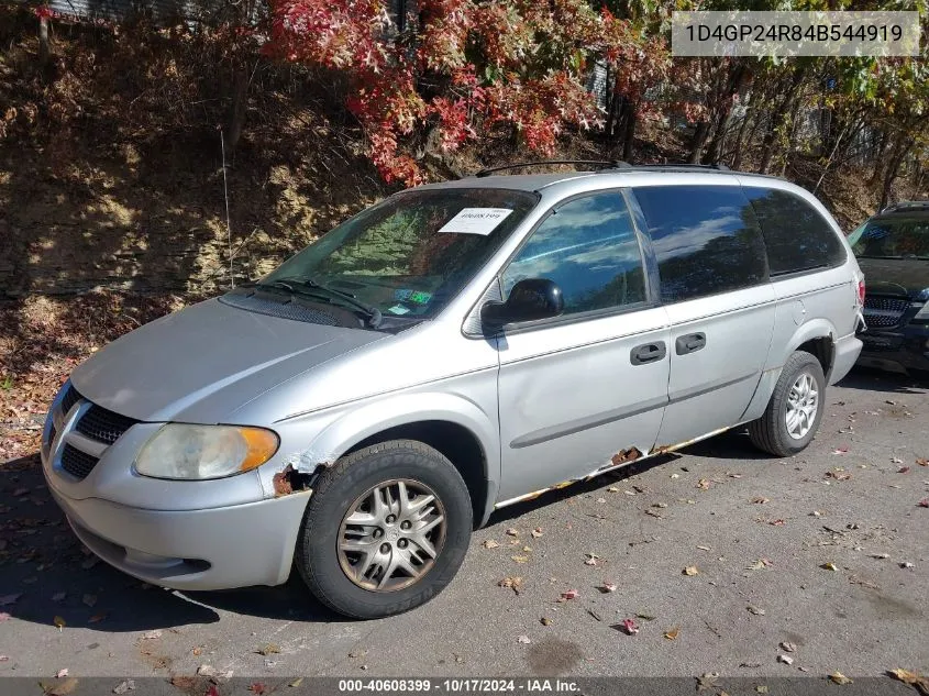 2004 Dodge Grand Caravan Se VIN: 1D4GP24R84B544919 Lot: 40608399