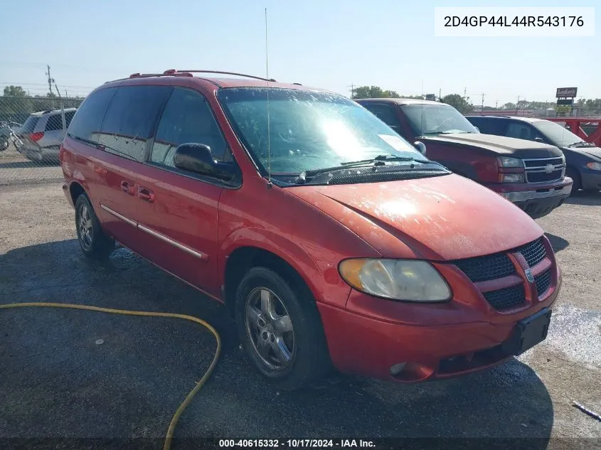 2004 Dodge Grand Caravan Sxt VIN: 2D4GP44L44R543176 Lot: 40615332