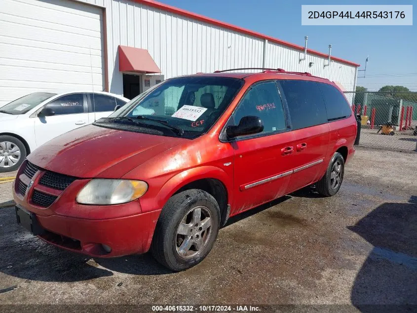 2004 Dodge Grand Caravan Sxt VIN: 2D4GP44L44R543176 Lot: 40615332