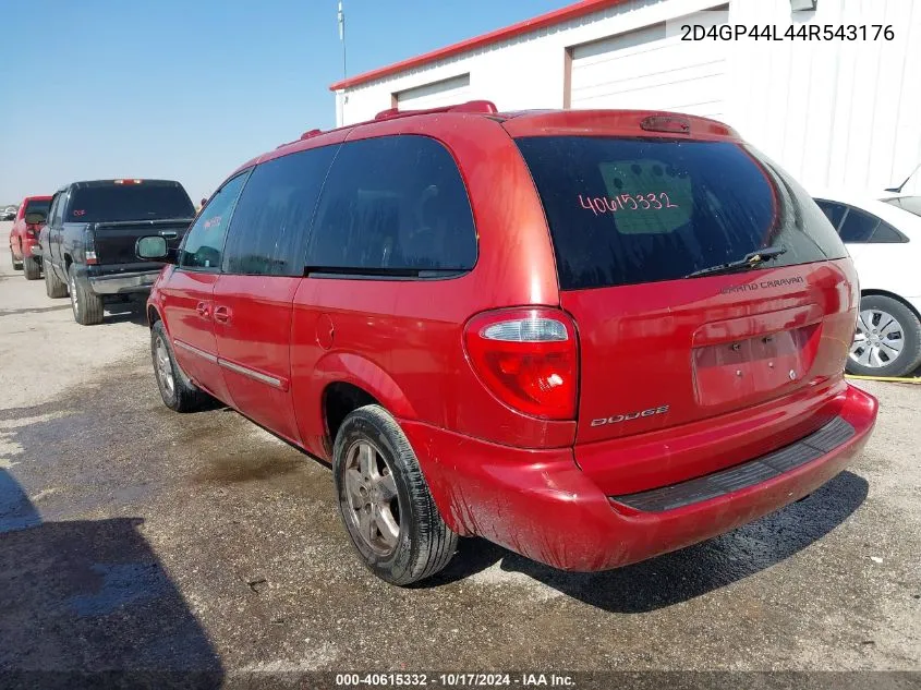 2004 Dodge Grand Caravan Sxt VIN: 2D4GP44L44R543176 Lot: 40615332