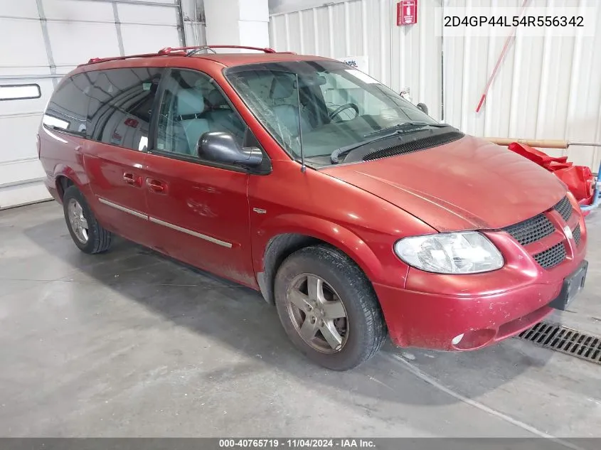 2004 Dodge Grand Caravan Sxt VIN: 2D4GP44L54R556342 Lot: 40765719