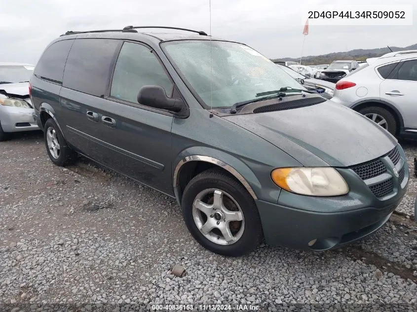 2004 Dodge Grand Caravan Sxt VIN: 2D4GP44L34R509052 Lot: 40836153