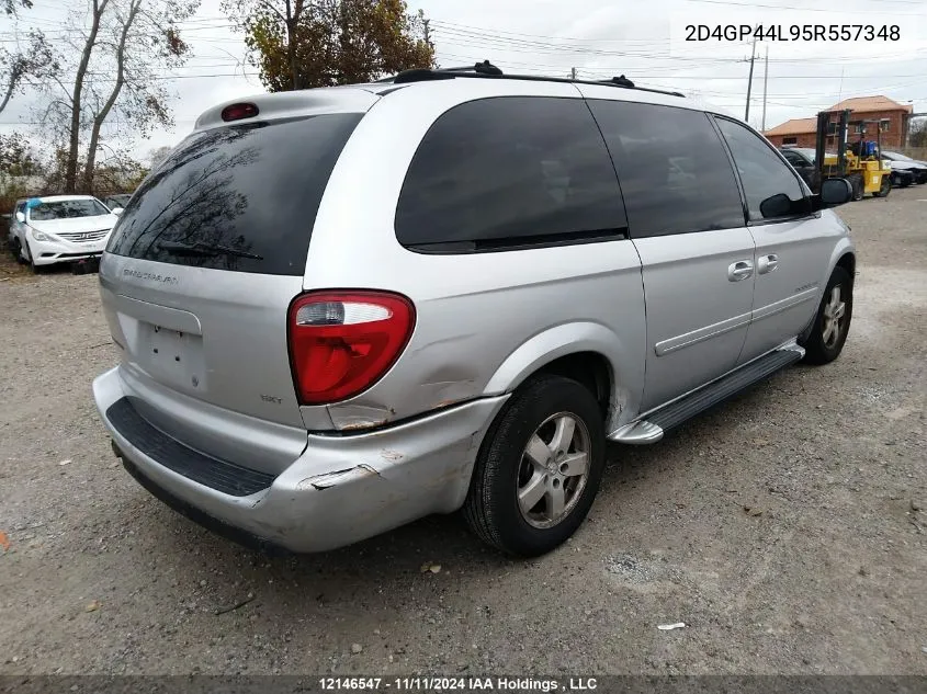 2005 Dodge Grand Caravan Sxt VIN: 2D4GP44L95R557348 Lot: 12146547