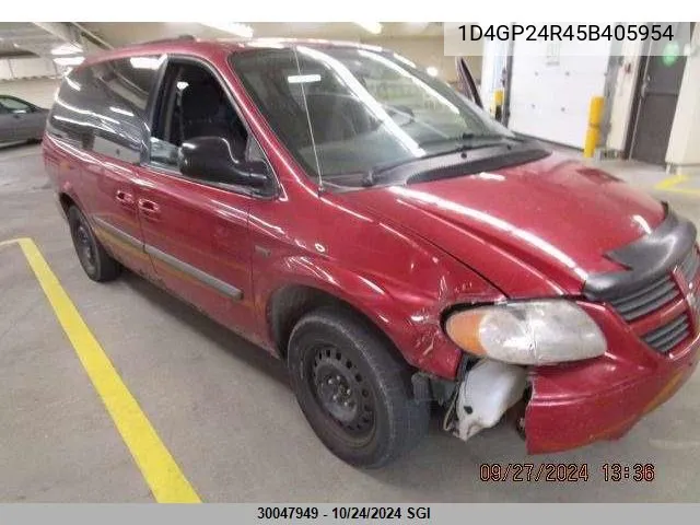 1D4GP24R45B405954 2005 Dodge Grand Caravan Se