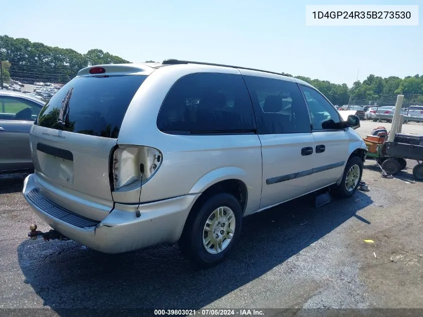 2005 Dodge Grand Caravan Se VIN: 1D4GP24R35B273530 Lot: 39803021