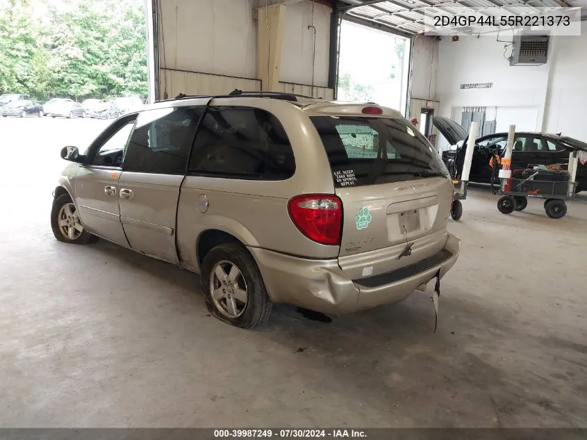 2D4GP44L55R221373 2005 Dodge Grand Caravan Sxt