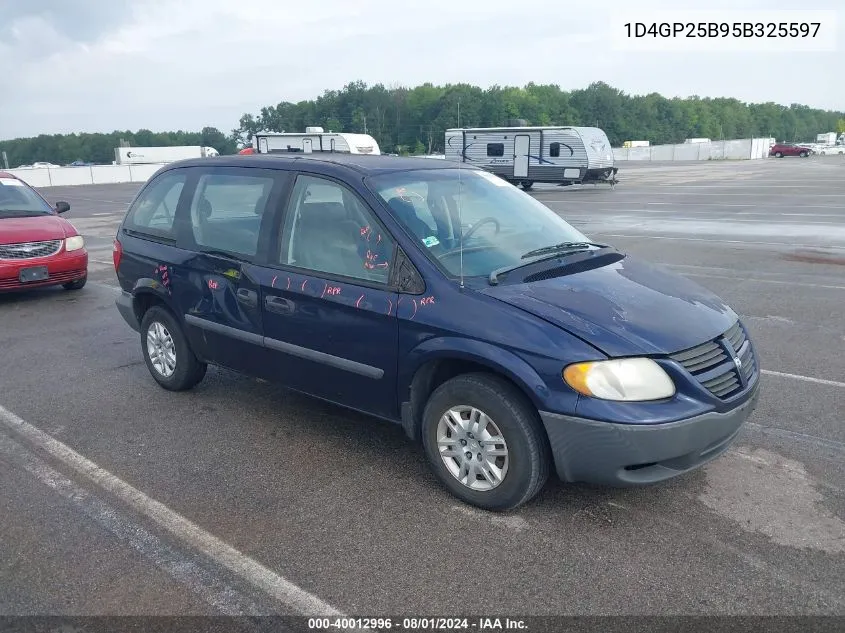 1D4GP25B95B325597 2005 Dodge Caravan Se