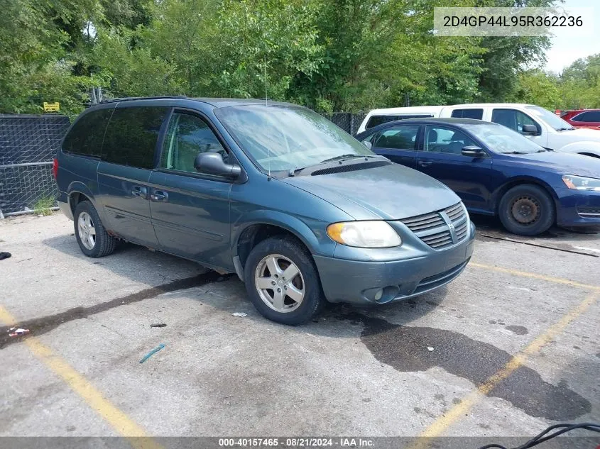 2005 Dodge Grand Caravan Sxt VIN: 2D4GP44L95R362236 Lot: 40157465