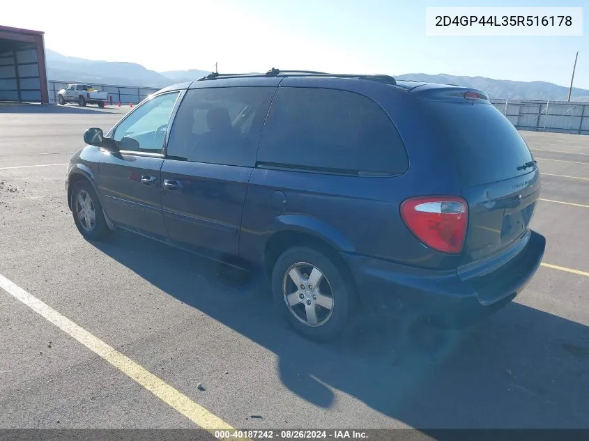 2D4GP44L35R516178 2005 Dodge Grand Caravan Sxt