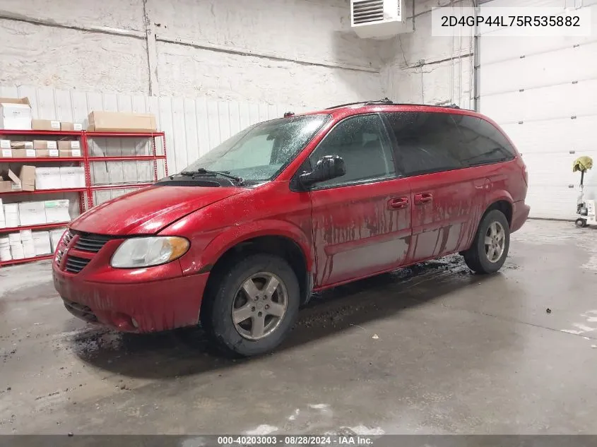 2D4GP44L75R535882 2005 Dodge Grand Caravan Sxt