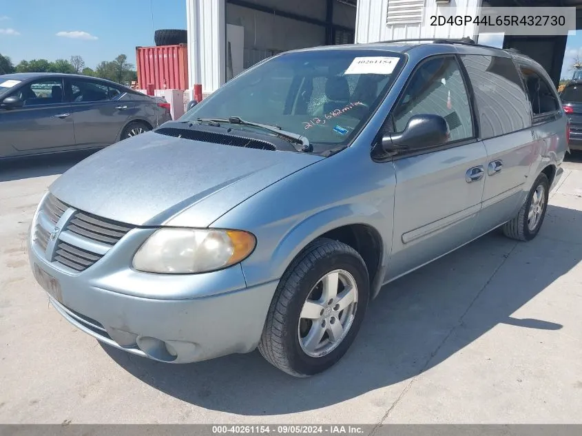 2005 Dodge Grand Caravan Sxt VIN: 2D4GP44L65R432730 Lot: 40261154