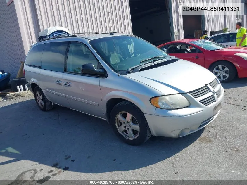 2005 Dodge Grand Caravan Sxt VIN: 2D4GP44L85R411331 Lot: 40285768