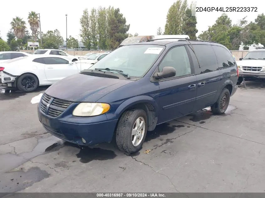 2005 Dodge Grand Caravan Sxt VIN: 2D4GP44L25R223372 Lot: 40316987