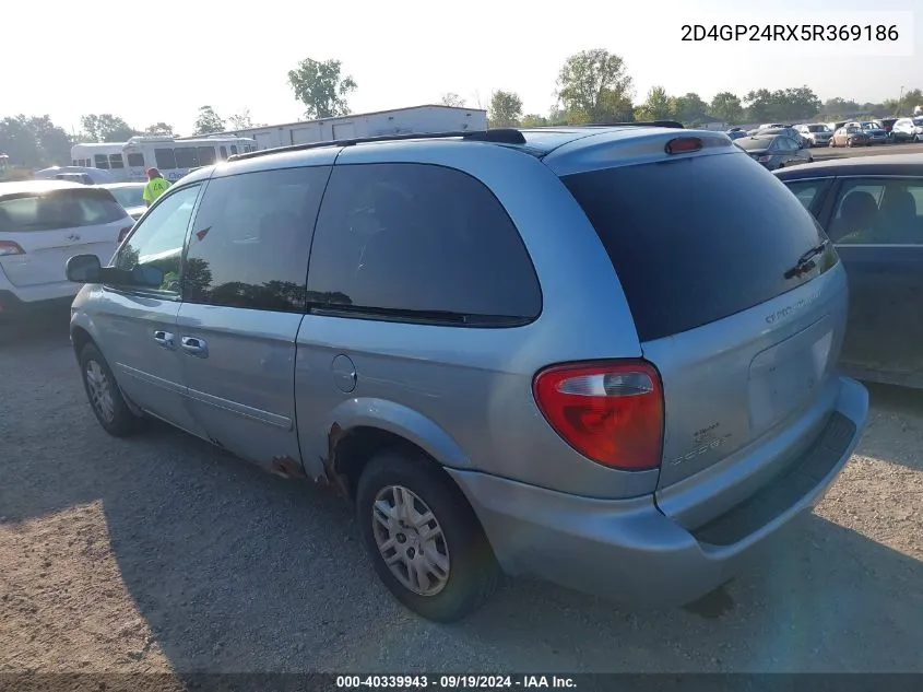 2D4GP24RX5R369186 2005 Dodge Grand Caravan Se