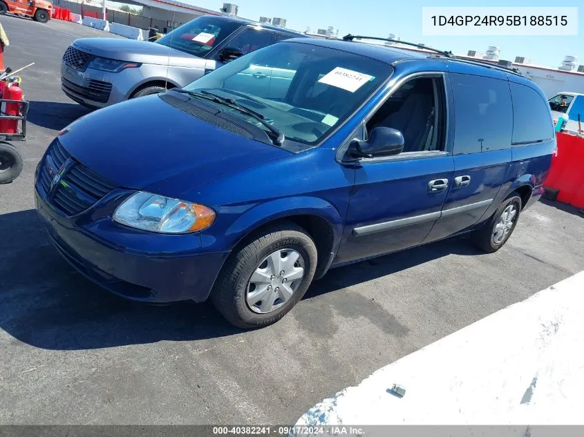 2005 Dodge Grand Caravan Se VIN: 1D4GP24R95B188515 Lot: 40382241