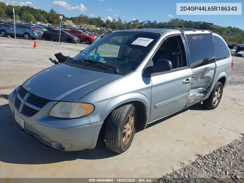 2005 Dodge Grand Caravan Sxt VIN: 2D4GP44L65R186343 Lot: 40454855