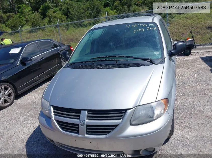 2005 Dodge Grand Caravan Sxt VIN: 2D8GP44L25R507583 Lot: 40475530