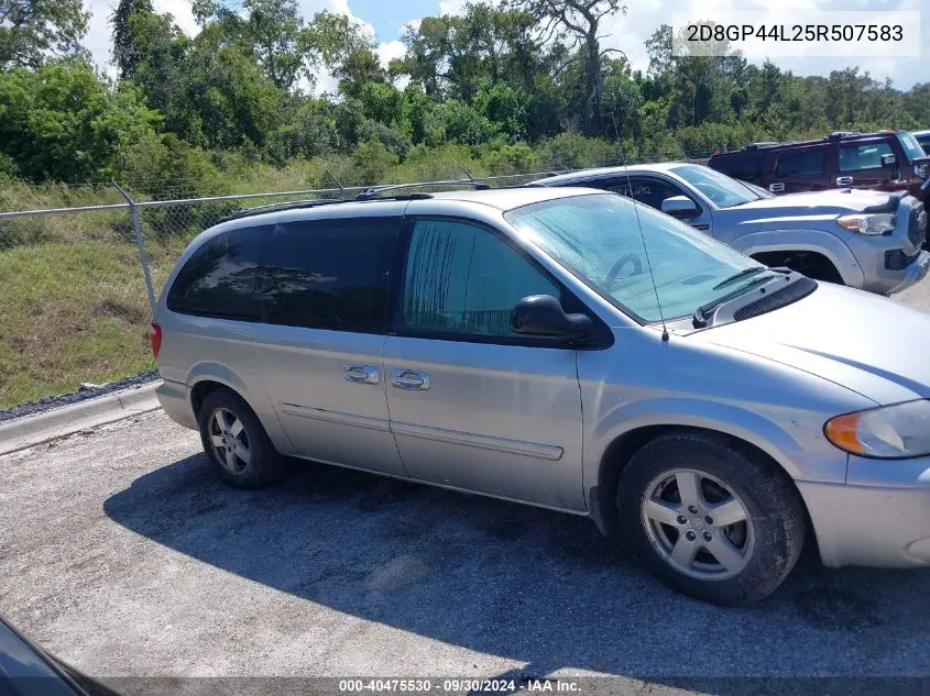 2005 Dodge Grand Caravan Sxt VIN: 2D8GP44L25R507583 Lot: 40475530