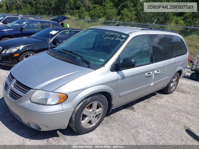 2005 Dodge Grand Caravan Sxt VIN: 2D8GP44L25R507583 Lot: 40475530