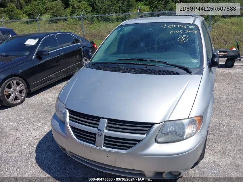 2005 Dodge Grand Caravan Sxt VIN: 2D8GP44L25R507583 Lot: 40475530